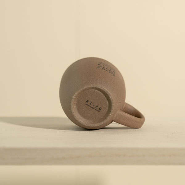 GOOD MORNING マグカップ 200 [ナチュラル] ロゴ入り 再生備前 the continue RI-CO MUG200-N-01 専用ボックス入り