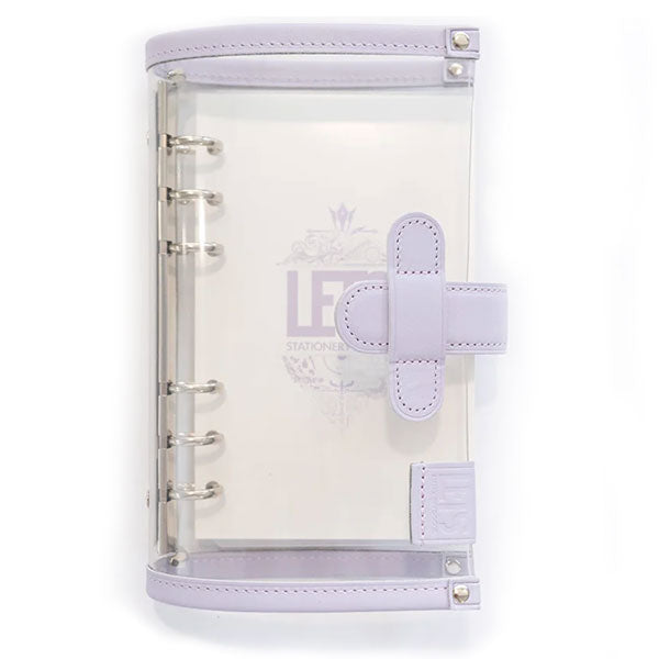 LETSクリアシステム手帳 シフォンパープル [バイブルサイズ] LETS STATIONERY GOODS 文匠 L26-SB-CP 【送料無料*】