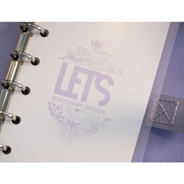 LETSクリアシステム手帳 シフォンパープル [mini6サイズ] LETS STATIONERY GOODS 文匠 L26-SM-CP 【送料無料*】
