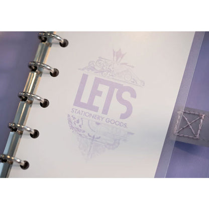 LETSクリアシステム手帳 シフォンパープル [M5サイズ] LETS STATIONERY GOODS 文匠 L26-SM5-CP 【送料無料*】