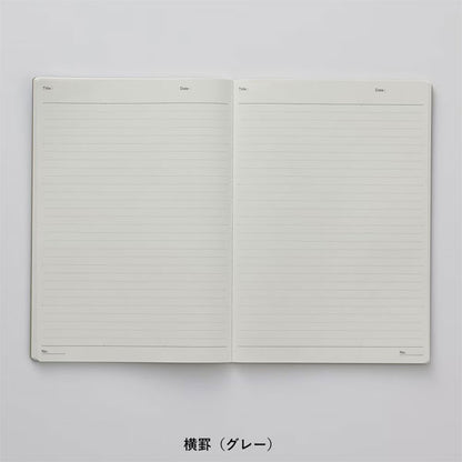 NOLTY ノート A5 ホワイト用紙 192ページ [横罫 グレー] 日本能率協会 NWL01 [M便 1/4]