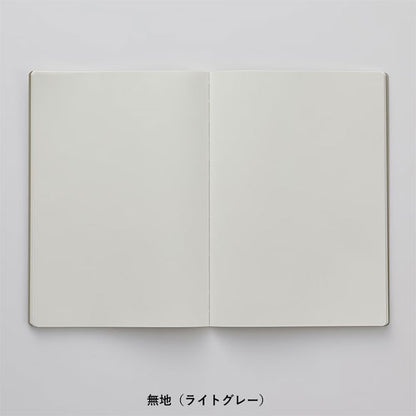 NOLTY ノート A5 ホワイト用紙 96ページ [無地 ライトグレー] 日本能率協会 NWP11 [M便 1/7]