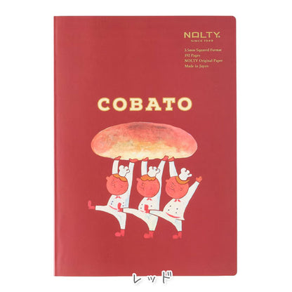 NOLTY×コバトパン工場 NOLTYノート A5 クリーム用紙 方眼 192P [全3色] 日本能率協会 CCG0101/CCG0102/CCG0103 [M便 1/4]