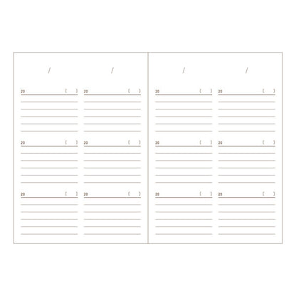 EASY JOURNAL 3年連用 B6 [全2色] ダイゴー R2336/7 [M便 1/2]