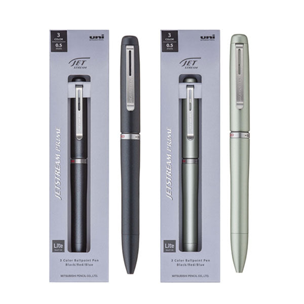 JETSTREAM PRIME《ジェットストリーム プライム》0.5mm [全2色] 回転式 3色ボールペン 三菱鉛筆 SXE3LPR05 [M便 1/10]