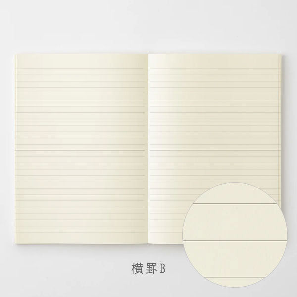 《MD PRODUCT》MDノート A5 [無罫/横罫/方眼罫/ドット方眼] デザインフィル 15384/15385/15386/15387 [M便 1/2]