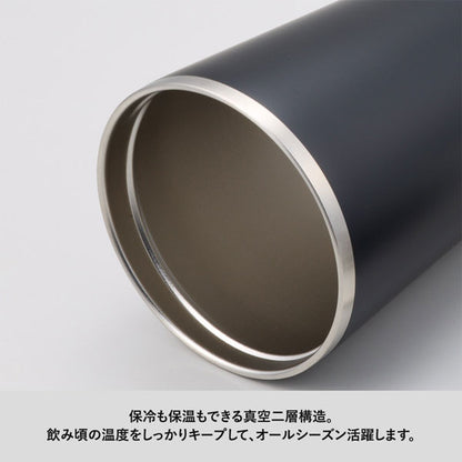 ストロー付ステンレスサーモタンブラー 370ml [全2色] トレードワークス TS-1970-