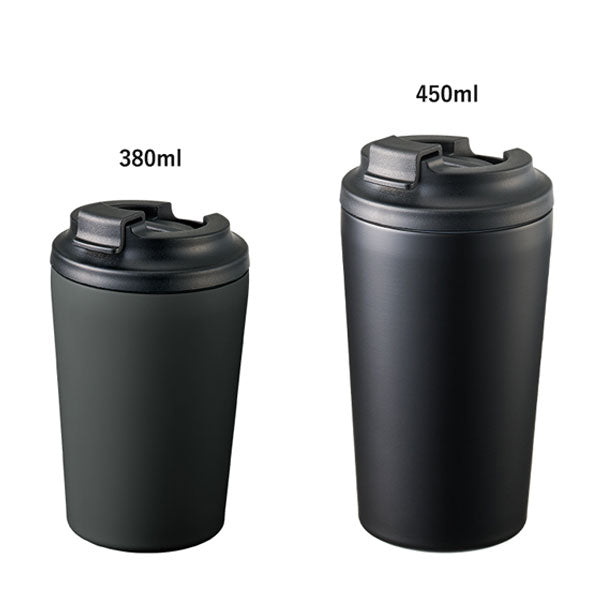 リッド付ステンレスサーモタンブラー 380ml [全5色] トレードワークス TS-1966-