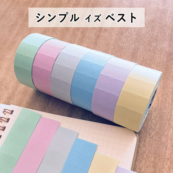 co-haco ラベラーシール パステルカラー [全6色] RA007～012 [M便 1/12]