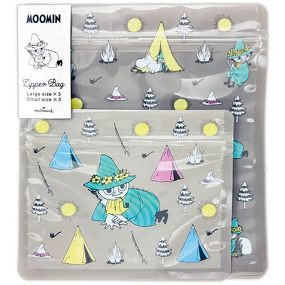 MOOMIN Moomin valley’s dayシリーズ ジッパーバッグ [全4種類] ホールマーク 851-989/996/852-009/016 [M便 1/16]