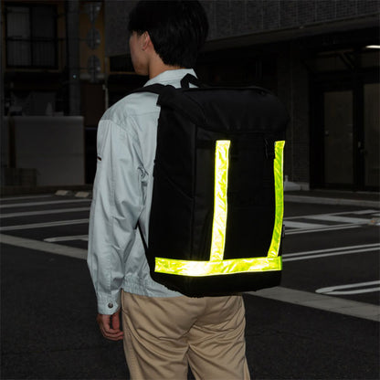 現場用リュック 黒 34L [反射テープ付き] サンワサプライ BAG-GEN1BK【送料無料*】