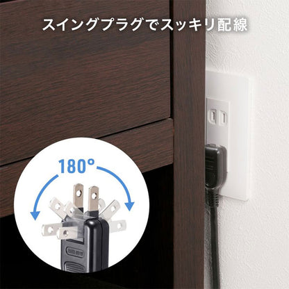 スリムタップ AC6個口/A1＋C1/PD33W［3m/1.5m］ブラック/ホワイト サンワサプライ TAP-SLIM6UC-3/TAP-SLIM6UC-15【送料無料*】