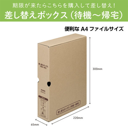 差し替えボックス （差し替え式災害対策セット用） キングジム STKS-100-BX
