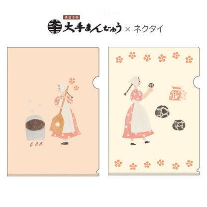 【オフィシャルグッズ】 大手饅頭伊部屋×ネクタイ クリアファイル A4 [全2種] USA-F1 [M便 1/10]
