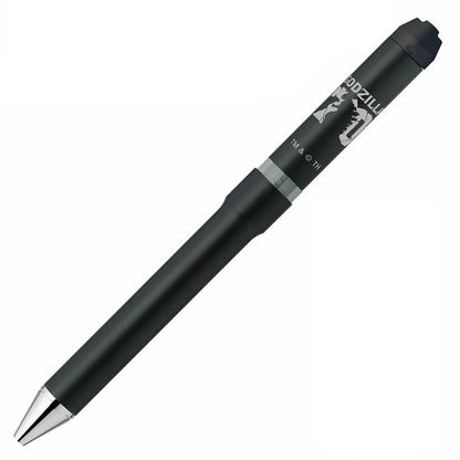 【限定】ゼブラ シャーボNu ゴジラ デザイン 回転式 多機能ペン ボール径0.5/0.7mm 専用化粧箱付き 3機能（2色エマルジョン芯黒/赤+シャープ0.5mm) ゼブラ SB35-GZ24/SBS35-GZ24 zen_2511