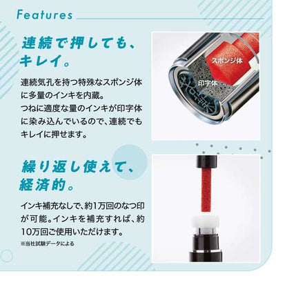 シヤチハタ ネーム9 クリエイティブ印 【パターン印】 全7種類 本体：white style 9.5mm 【シヤチハタ・はんこ・印鑑・スタンプ・浸透印】 XL-9/CW1～5-PT 【ネコポス送料無料】 [M便 1/25]