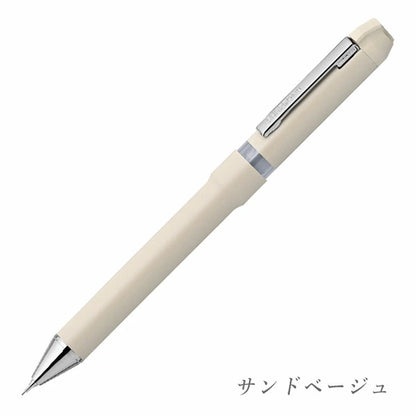 【名入れ無料！ネコポス送料無料】 限定！シャーボNu リラックスカラーシリーズ 回転式 多機能ペン ボール径0.5mm 3機能（2色エマルジョン0.5黒/赤+シャープ0.5mm） ゼブラ SBS35-RC [M便 1/3] zen_2511